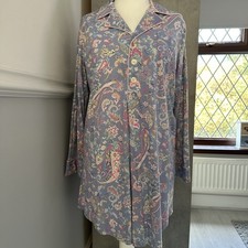   Ralph Lauren Women’s Nightshirt 100% Cotton Paisley Design Size L BNWOT  