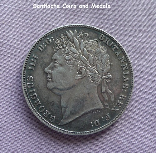 1821 king george silver - iv,