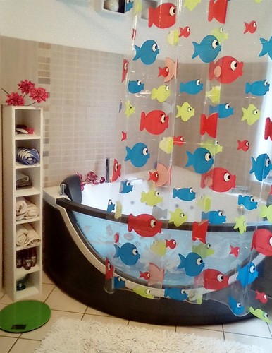 Vinyl shower curtain flippo - vinyl,