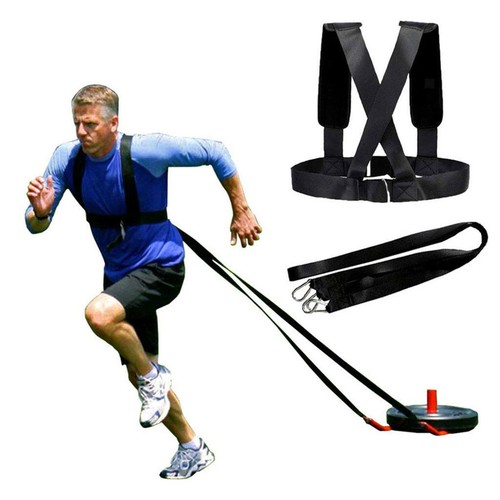 Black sled training harness - sled,