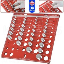 Standard and Metric Nut & Bolt 34 Thread Checker Bolt and Nut Identifier Gauge