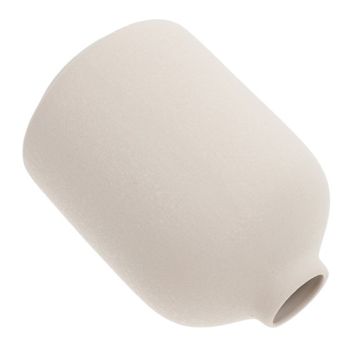 White ceramic flower - white,