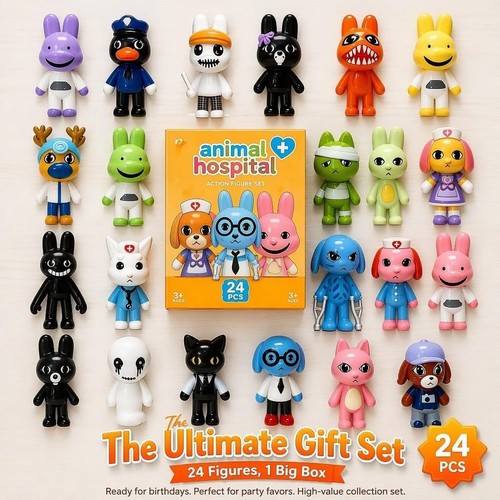 Animal hospital 24pcs action - animal,