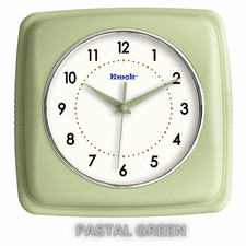 Kmok 23cm Retro Color Indoor Silent Wall Clock - 5 colors