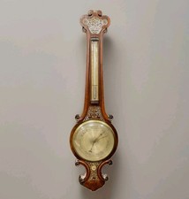 Antique Banjo Barometer c1870