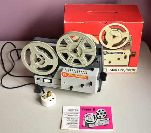 Vintage super mini projector - super,