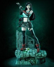 Painted Tifa Lockhart Statue