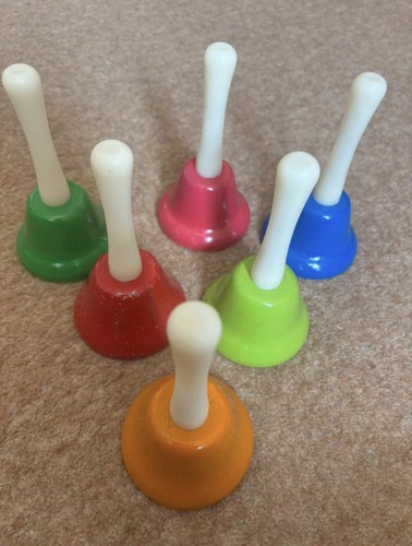 Musical hand bells set - set, six
