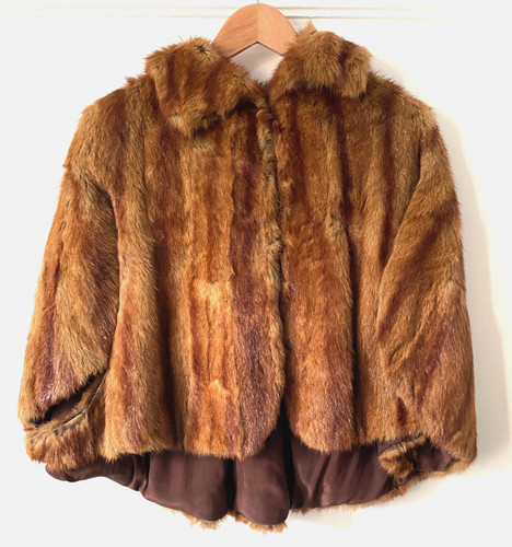 Vintage sable cape damaged - ,