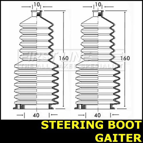 Steering boot gaiter fits - steering,