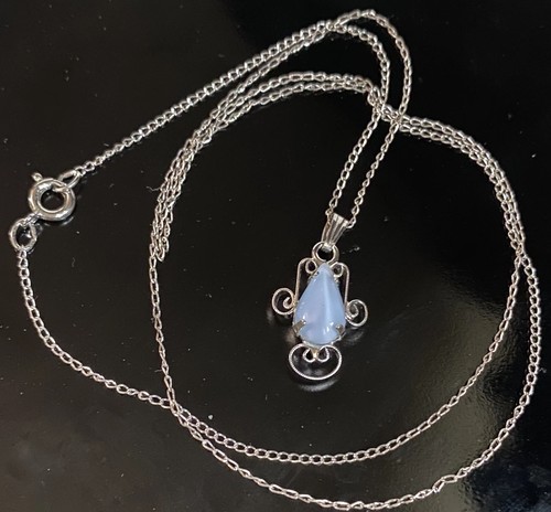 Sterling filigree cjr blue - sterling,