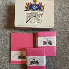 1977 Royal Silver Jubilee Writing Set Tin -  Spicers - Stationery - Rare Pink