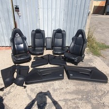 Mazda RX8 Complete Black Leather Electronic Interior - Seats & Door  cards