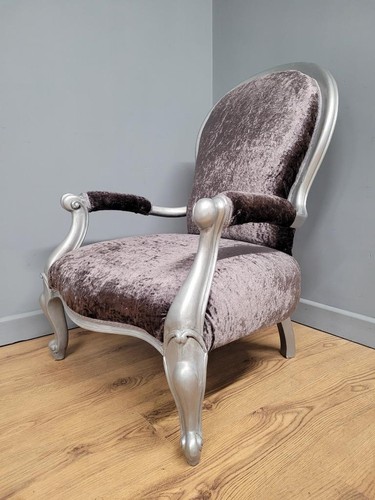 Louis armchair velvet - louis,
