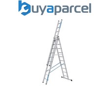 Zarges 41544 Skymaster Trade Combination Ladder 3-Part 3 x 14 Rungs ZAR41544