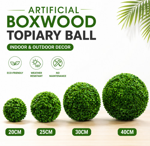 Fake boxwood ball - fake, topiary