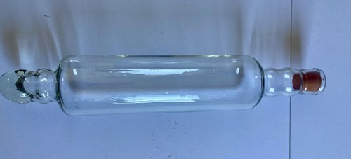 Vintage glass rolling pin - vintage, with