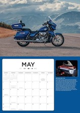 2026 HARLEY-DAVIDSON WALL CALENDAR Motorcycles Street Road Electra Glide King