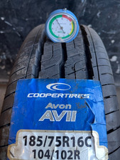 2x  185/75/R16C R COOPER AVON Av11 2017 10mm Tyres 1