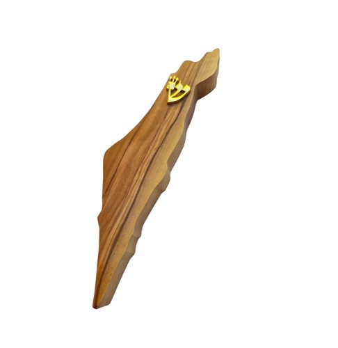 Mezuzah case israel map shape - mezuzah,