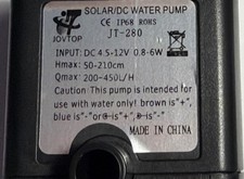 2x JOVTOP JT-280 Solar DC