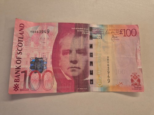 Bank scotland 100 - bank, £100