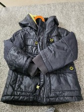 Ted Baker Boys Coat  2-3 Years Black fleece lined 