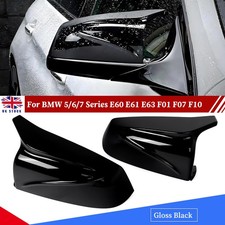 2x Wing Mirror Cover Cap Gloss