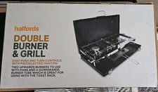 Halfords double burner gas - double,