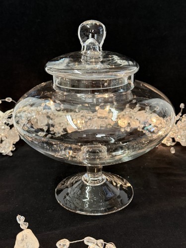 Vintage large clear glass - vintage,