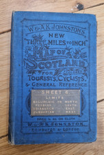 Vintage JOHNSTON'S MAP OF