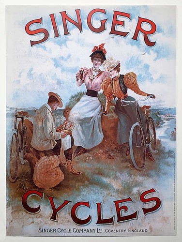 Singer cycles advertising - cycles,,