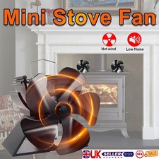 9in minilog burner fan stove - 4.9in,