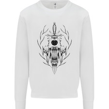 Sabre Tooth Tiger Skull Sword