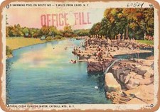 METAL SIGN - New York Postcard