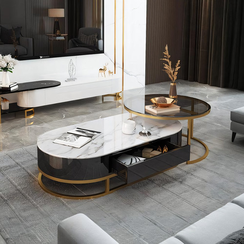 Hagy nesting coffee table set - coffee,