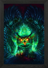 Android Netrunner Owl Framed