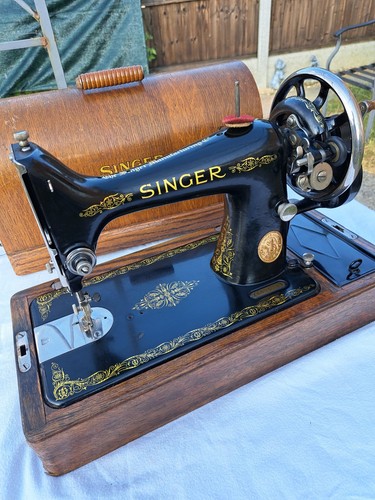 Antique singer 15k hand - 15k, crank