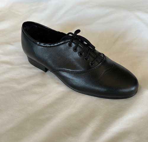 Gandolfi black leather oxford - black,