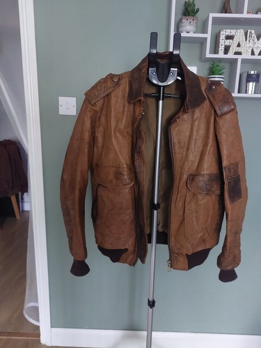 Mens faux leather - leather, brown