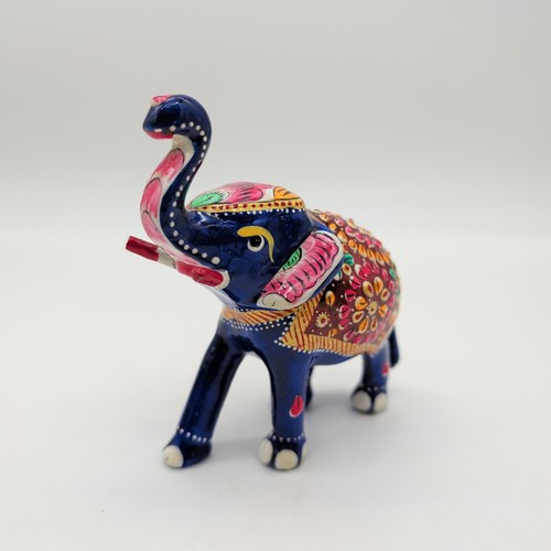 Hand painted indian blue - painted,