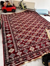 large PERSAIN Afghan CARPET RUG  190cmx110 handmade wool,
