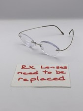 Rimless Titanium Eyeglass Frames 6685 40 6073 Oval 49-17 140 Handmade in Austria