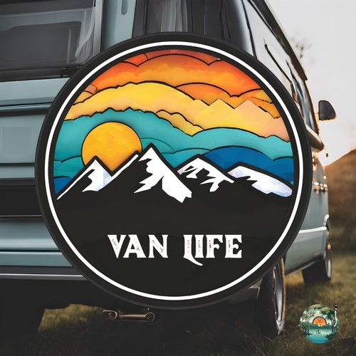 Van life sticker - van,