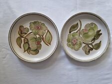 2 x Vintage Denby Troubadour - Side Plate 17cm V.G.C
