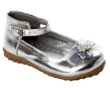 GIRLS SILVER DIAMANTE PARTY