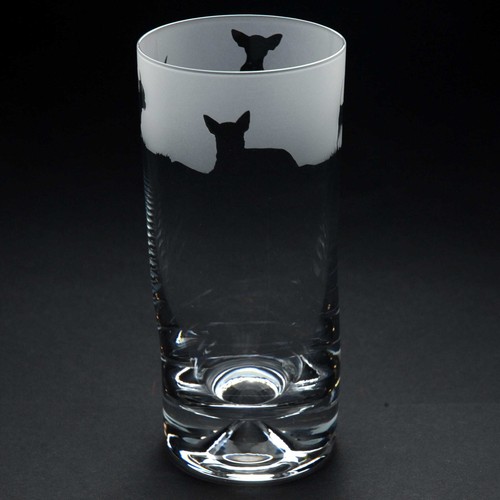 Chihuahua dog highball glass - dog,