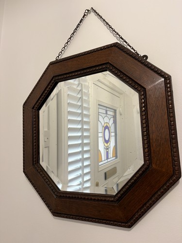 Edwardian hexagonal oak framed - hexagonal,