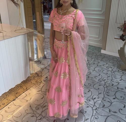 Pink womens lehenga - womens, 8