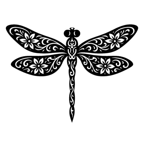 Beautiful dragonfly decal - beautiful,